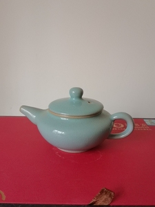 韩琴大师汝瓷茶壶