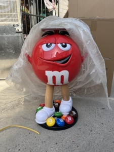 00178人付款淘宝大号卡通橙色m豆摆件巧克力大豆人手办玩偶玩具生日