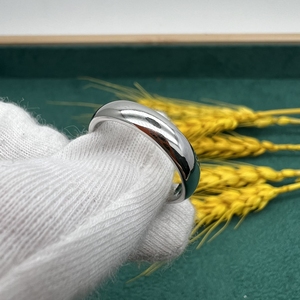 蒂芙尼pt950铂金17号戒指宽版男戒tiffany戒指