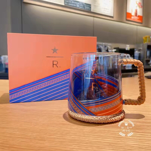 星巴克杯子2021限量臻选云南玻璃杯配杯垫软木马克杯水杯礼盒