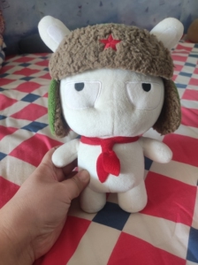 000人付款淘宝出 小米手机  米兔经典版玩偶,红军帽