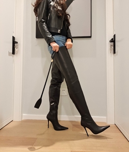 36码1969老款超长大腿靴,意大利过膝靴,正品包邮