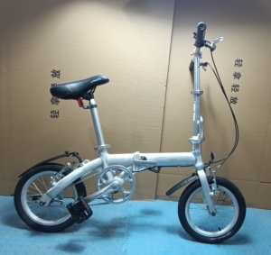 正品电动车超市淘宝狼途折叠自行车 kr14a 14寸美国sram刹把 超轻铝