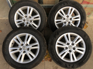 出丰田老锐志,原厂铝合金16寸轮毂一套,不失圆,没伤.去年三