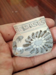 元青花瓷片,包老,学习的好标本,喜欢的联系