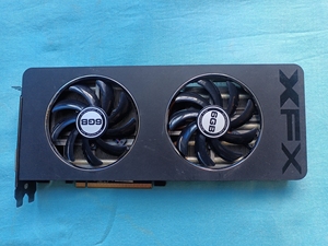 000人付款淘宝讯景r9-280x显卡,3g显存,功能正常,散热差换了个散热