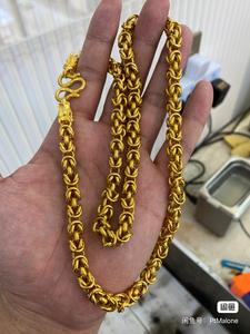老庙黄金项链40克左右410一克卖了需要的抓紧