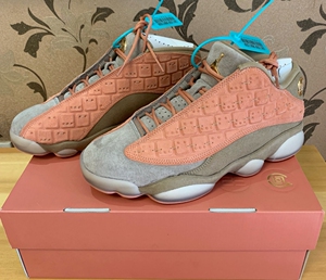 官网原盒奥莱 aj13 #兵马俑红砖陈冠希联名雾霾灰#男女鞋