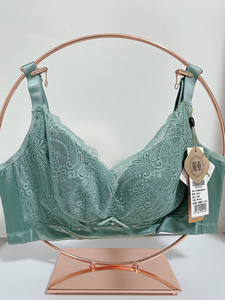 【包邮】全新魔素品牌文胸38/85c内衣女100%桑蚕丝薄款