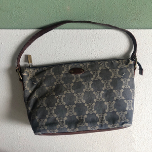日本中古*celine*单宁老花单肩腋下包 瑟琳