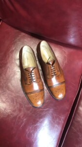 silvano lattanzi郎丹泽男士布洛克雕花德比皮鞋