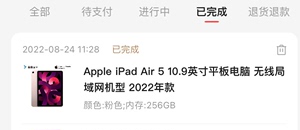 ipadAir 256G，几乎全新，有保护壳键盘全套，一年内