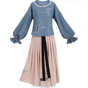 徐娇织羽集汉服,改良汉服