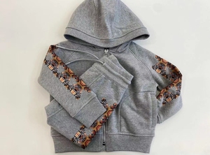 burberry儿童小熊卫衣卫裤套装秋冬男女宝宝外套长裤子