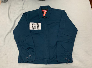 supreme 阿基拉 akira 大爆炸夹克全新蓝m 全吊