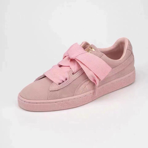 彪马女puma丝带大蝴蝶结蕾哈娜漆皮运动休闲板鞋