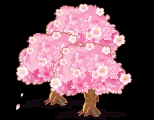 【出】奥比岛 浪漫樱花树