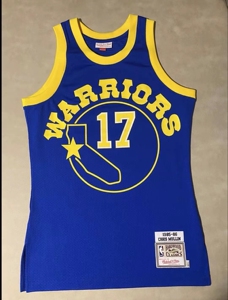 mn复古球衣 金洲勇士队 克里斯穆林球衣  17号