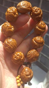 梦梵款弥勒 手工橄榄核雕