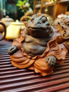 杨湛 禅心 紫砂小号蟾仙 紫砂茶宠摆件禅心 小号一对禅心杨湛