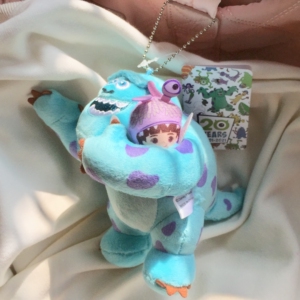 东京迪士尼电力公司毛怪阿布毛绒挂件