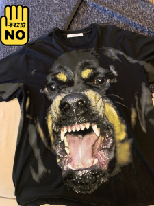 纪梵希狗头短袖s尺码一件 广州太古汇专柜购入 上身个位数 橙