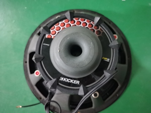 升级转让12寸k牌铝架大磁头低音炮双音圈2欧800w大功率