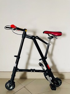 折悦（A-BIKE）折叠自行车8寸8秒折叠铝镁合金男女通用自