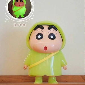 【超萌】特价雨衣蜡笔小新手办系列礼物周边1:1日本动漫新之助