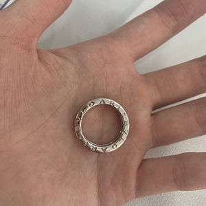 宝格丽 b.zero1系列单环戒指 18k白金,7克金重,5