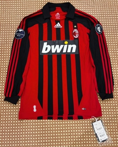 ac米兰07/08赛季0708,稀有长袖球衣,s码,全新,正