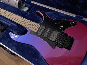 ibanez依班娜电吉他rg550 霓虹紫色 实体店购入 日