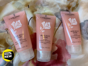 lancome兰蔻清滢玫瑰果冻补水面膜50ml涂抹睡眠面膜