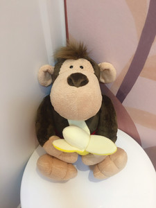 502人付款淘宝包邮原单nici丛林阿转长臂猴子公仔毛绒玩具布娃娃 儿童