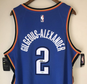 nba雷霆 亚历山大 签名球衣 fanatics认证 xl