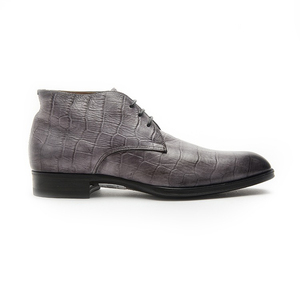 santoni/圣东尼 百搭鳄鱼纹牛皮休闲皮鞋