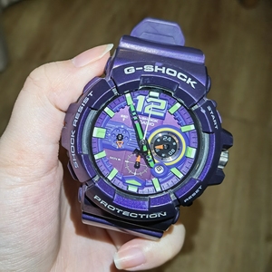 000人付款淘宝卡西欧eva世纪战士初号机绝版紫色gac-110 g-shocca