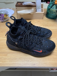 耐克nike kd 11confetti红蓝泼墨 彩星空 实