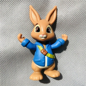 peterrabbit彼得兔塑料公仔手办玩具关节玩偶摆件模型