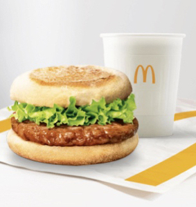 麦当劳早餐 16615火腿扒麦满分77小杯鲜煮咖啡 7.