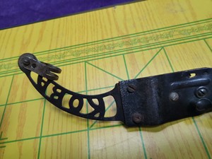 英国凤头自行车车梯,车支,老自行车配件,品相如图所示,二手物