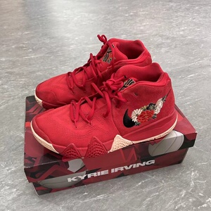 000人付款淘宝耐克欧文4中国年45码正品保真气垫完好,刚换的