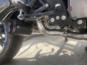 黄龙600改装底排气