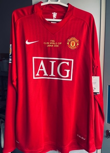 【全新带吊牌】c罗曼联0809赛季主场长袖球衣