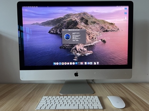 imac 2015年末 5k分辨率一体机,有苹果自带无线键盘