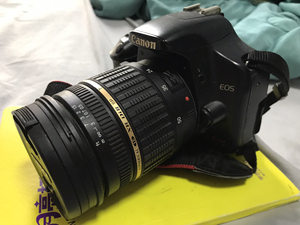 出两个佳能口单反相机镜头,腾龙1750,适马5014