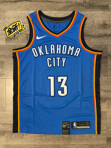 保罗 乔治 sw 雷霆 nba 球衣