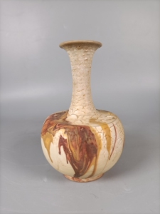 高古瓷老瓷器北宋当阳峪窑绞胎瓷绞釉精品!