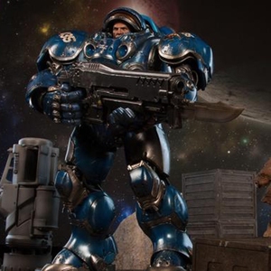 星际争霸人族机枪兵(陆战队)模型手办3d打印