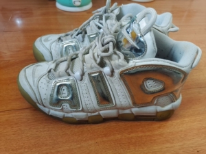 43码耐克air大皮蓬液态银